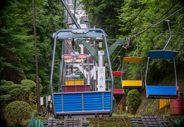 空中散歩気分!スリル満点の高尾山エコーリフト