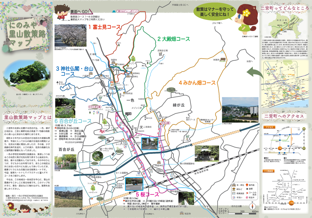 里山散策マップ
